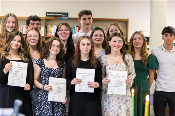 National Honor Society Inductees 2025